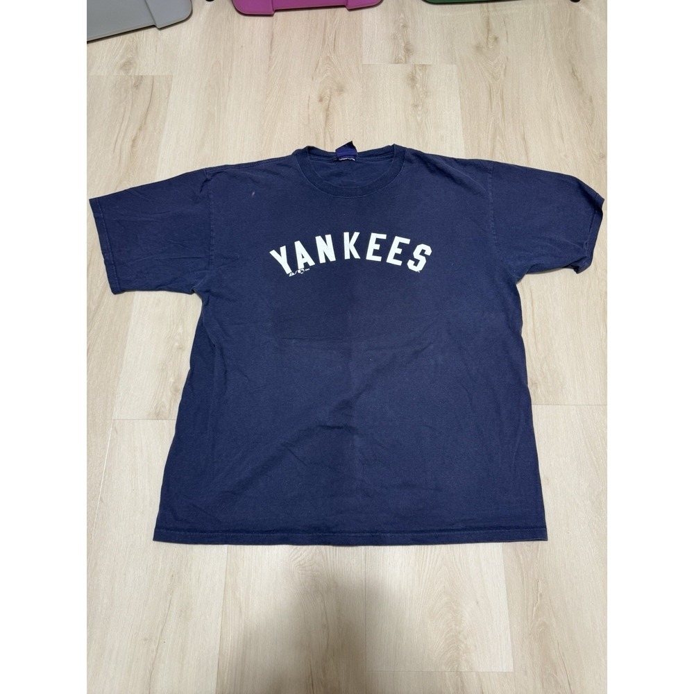 Vintage 90s New York Yankees MLB #23 Don Mattingly Jersey Shirt Men's 2XL Blue